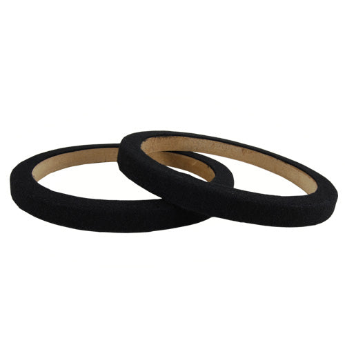 Nippon 8'' Wood Speaker Ring With Black Carpet Sold In Pairs