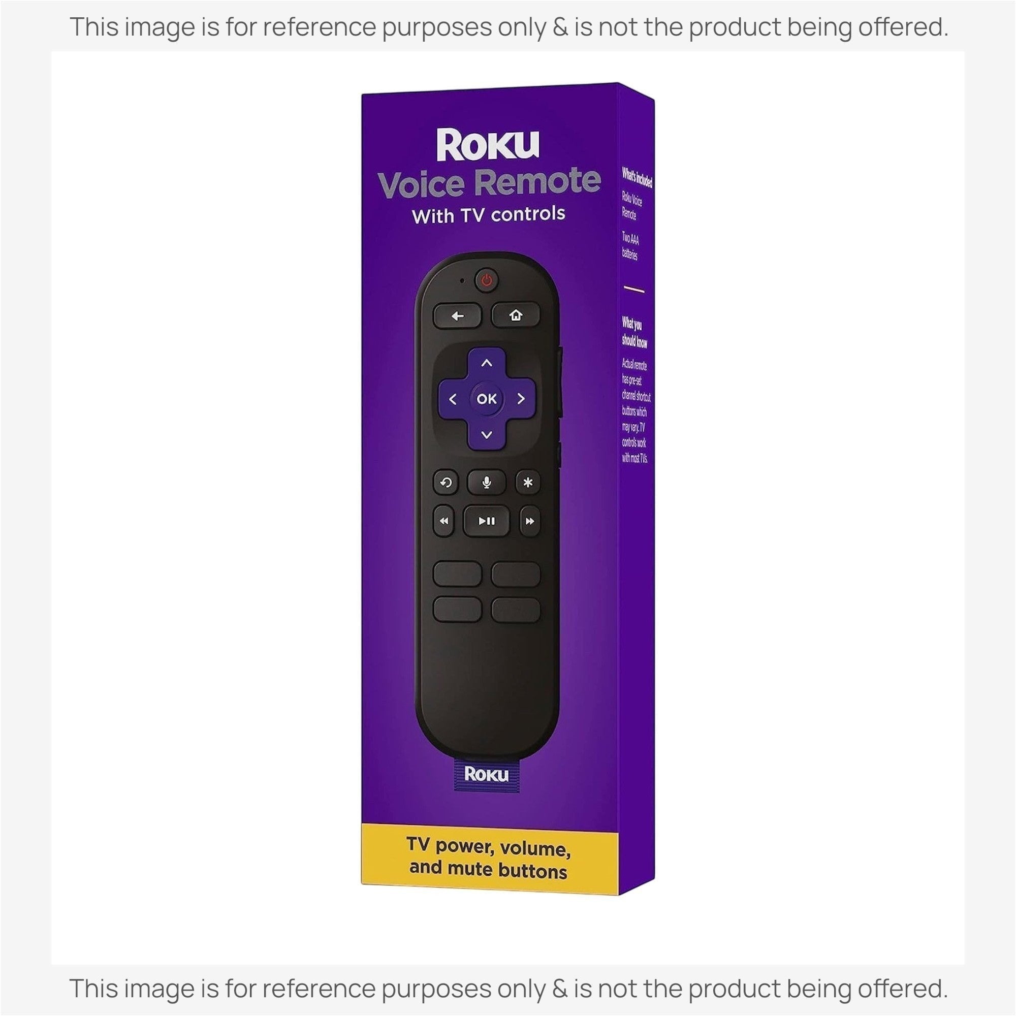 Anderic Substitute for Roku RC-A1R Universal Streaming Remote Control [RCGZ1]