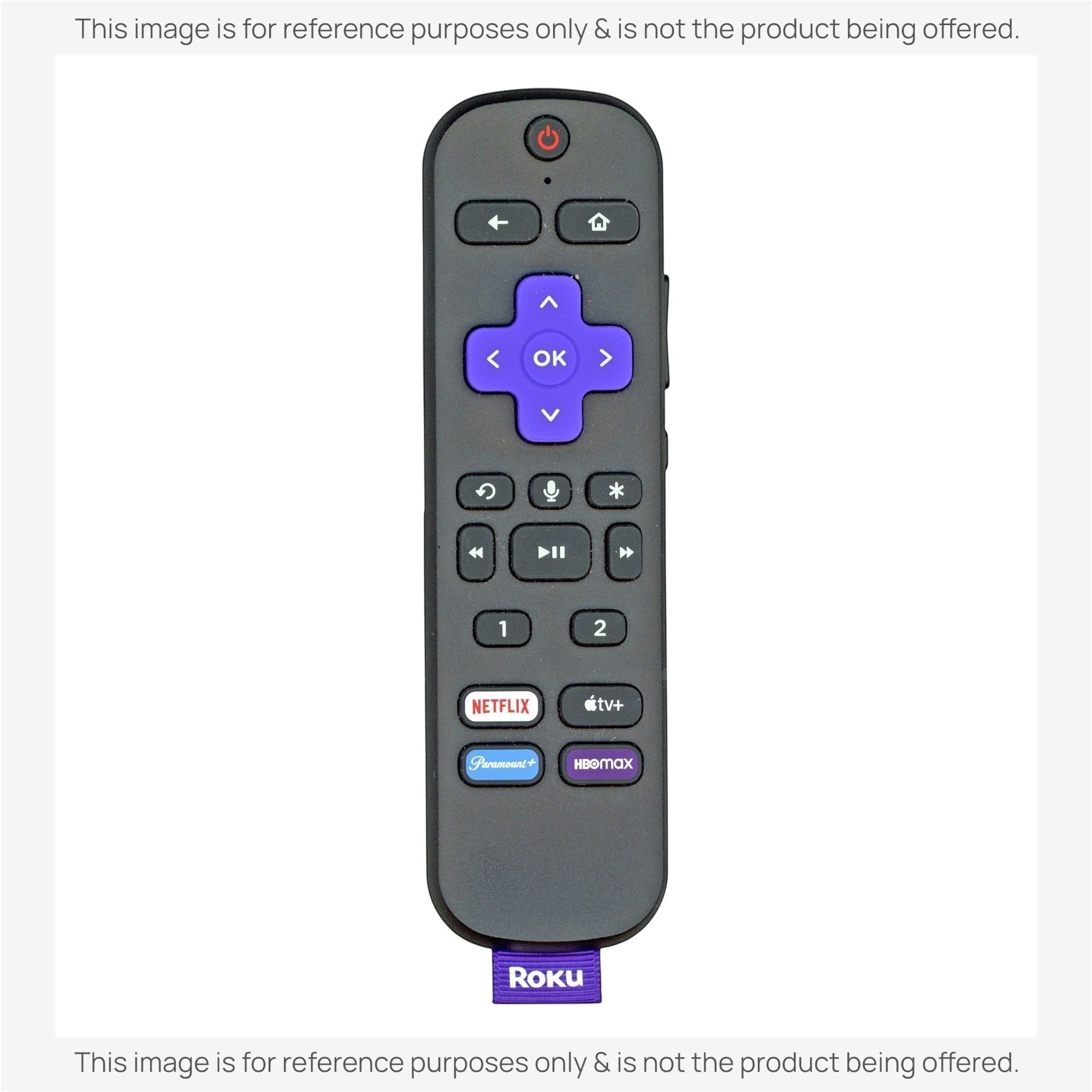Anderic Substitute for Roku RCEL3 TV Streaming Remote Control 3026000017 [RCGZ1, NO HEADPHONE JACK, PROGRAMMABLE KEYS, OR REMOTE FINDER]