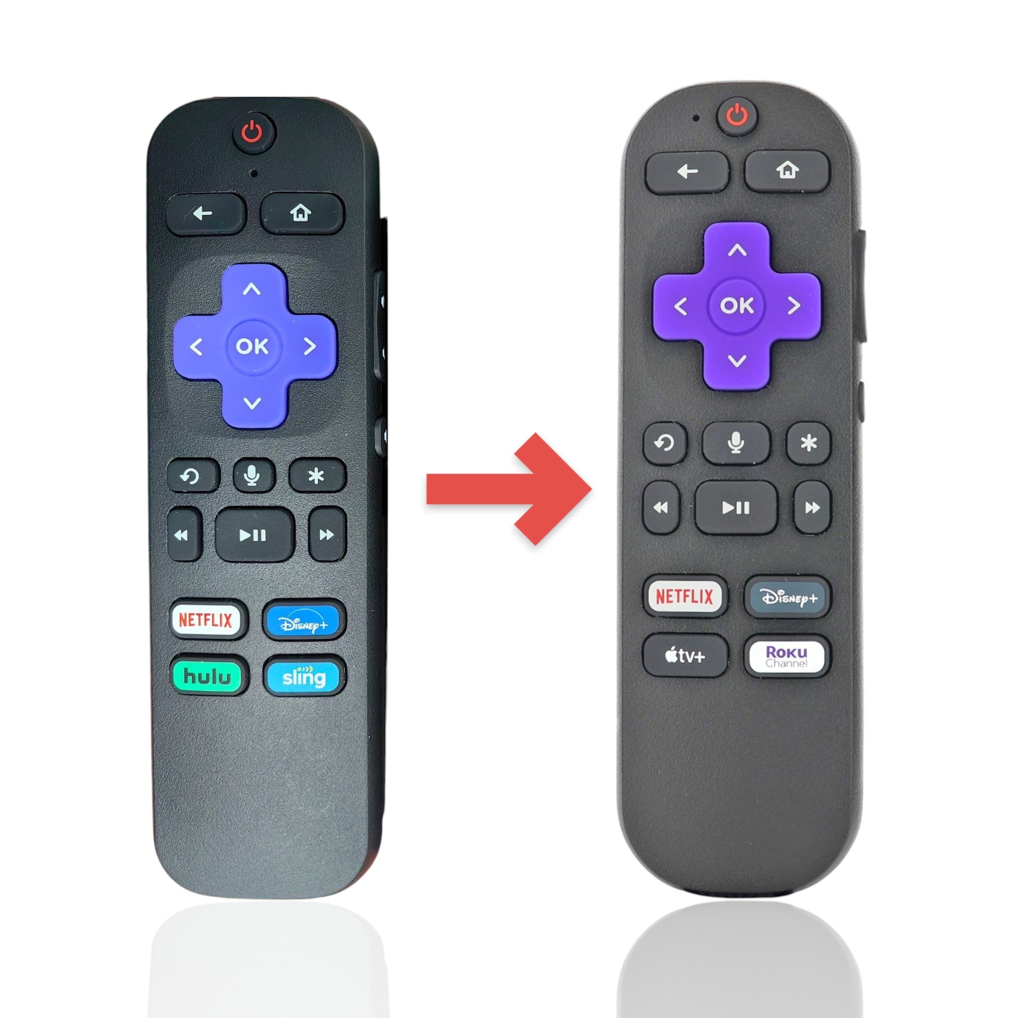 Anderic Substitute For Roku RCEL5 Streaming Stick / TV Remote Control with Voice RC-EL5 [RCGZ1]