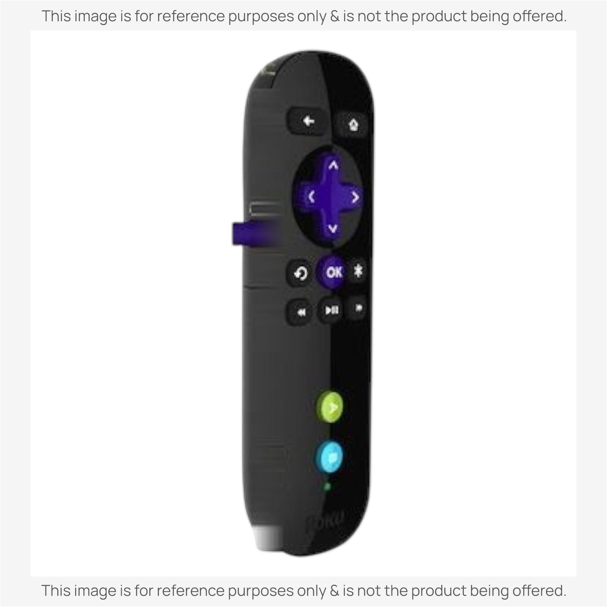 Anderic Substitute for Roku 3 RF Streaming Remote Control [RCGZ1, NO GAMING KEYS, HEADPHONE JACK]