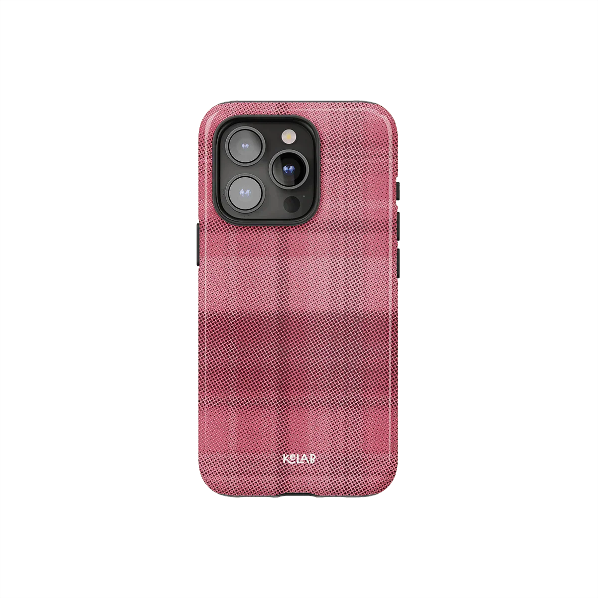 Rosé | Pink Flannel Minimalist Phone Case