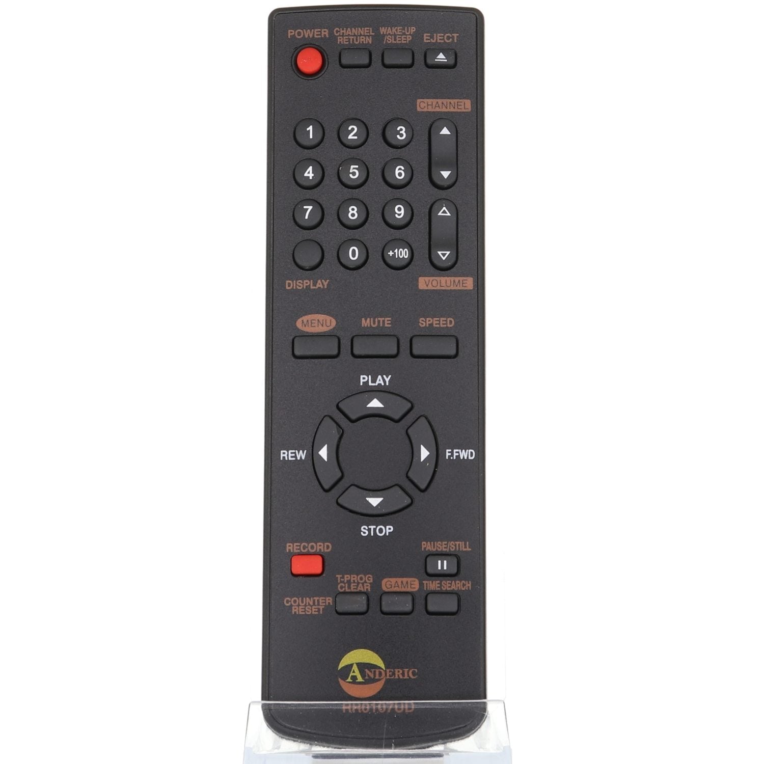 Anderic RR0107UD Replacement TV/VCR Remote Control for Funai