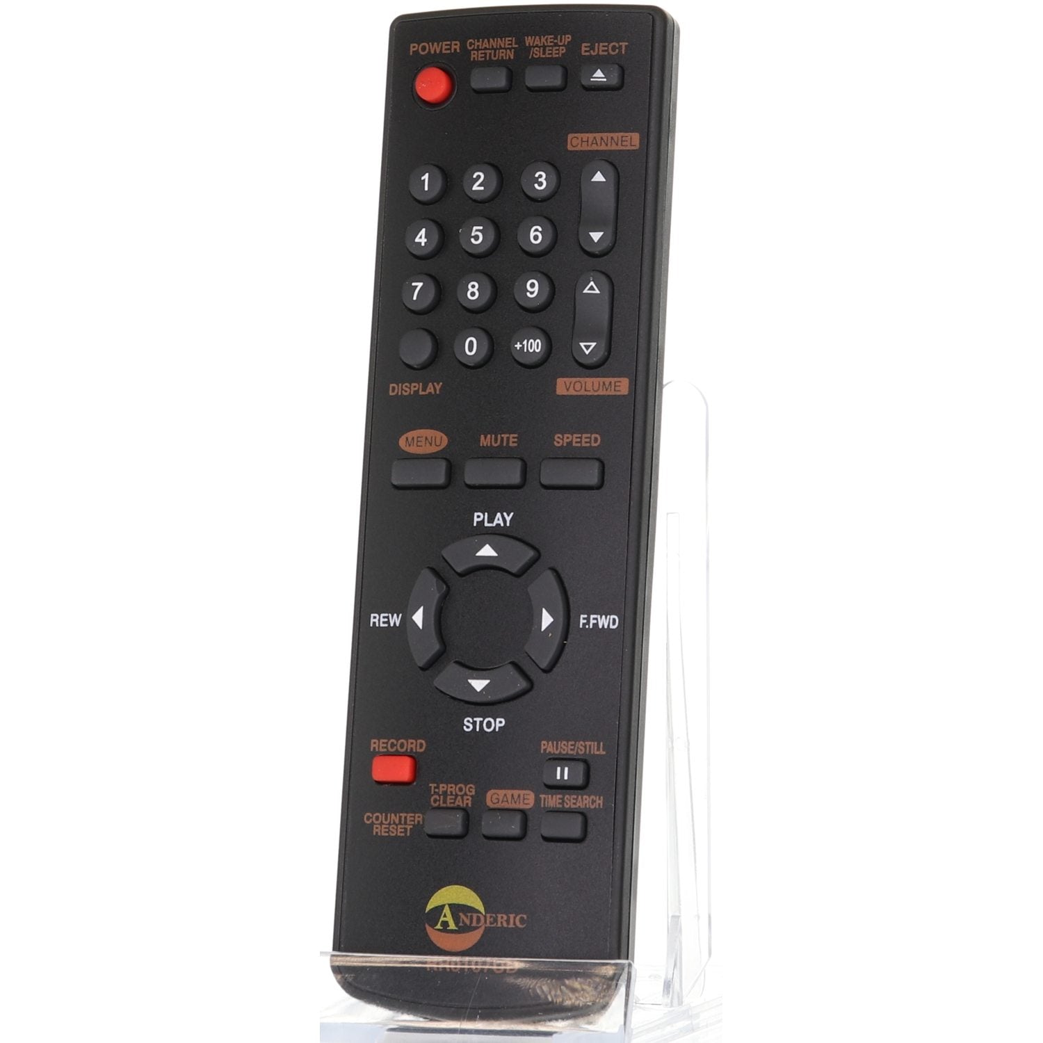 Anderic RR0107UD Replacement TV/VCR Remote Control for Funai
