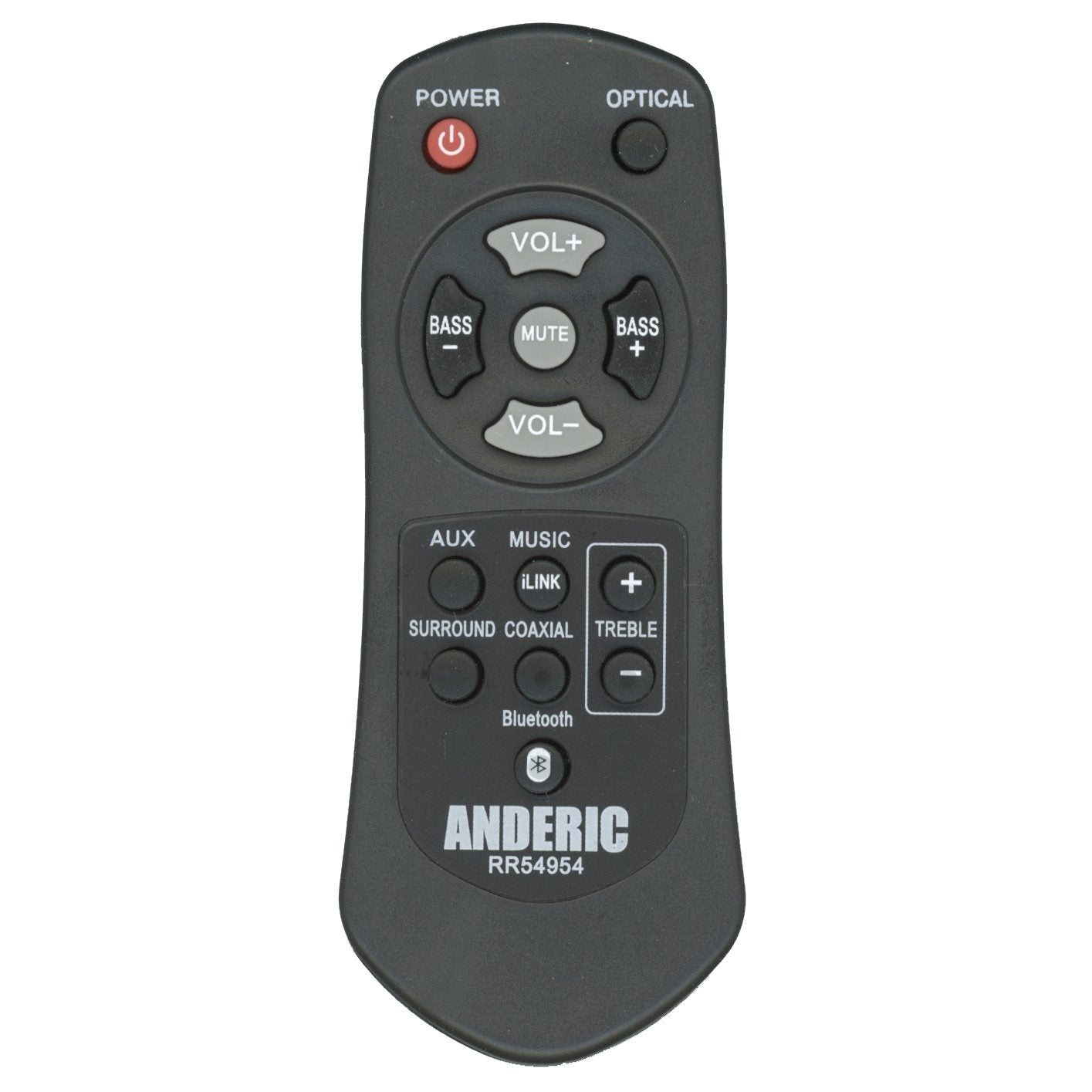 Anderic RR54954 Replacement Sound Bar Remote Control for Philips 996510059695, 996580004176, 996510063326, 996510054954, 996510050576, and Others
