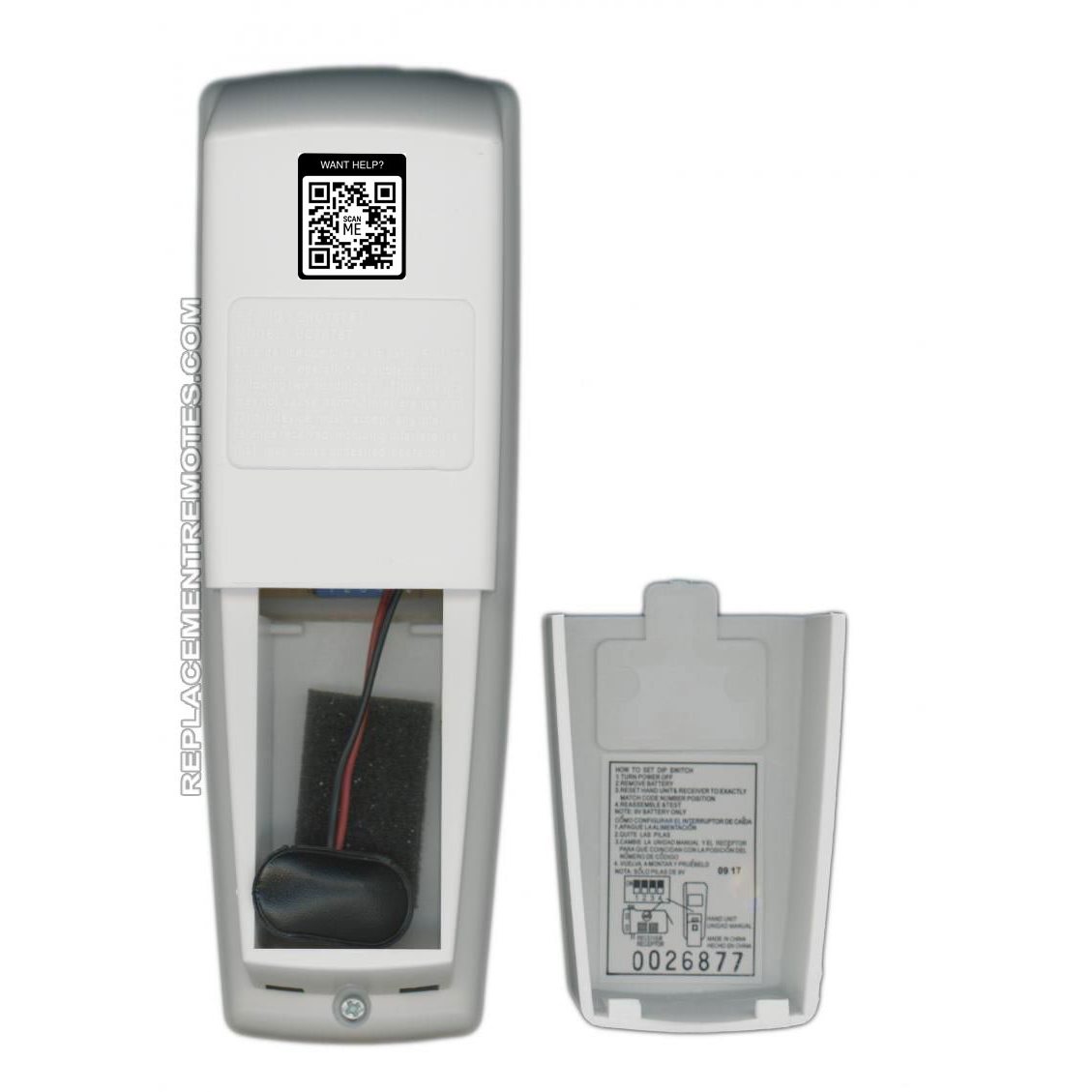Anderic RR7078TR Replacement Ceiling Fan Remote Control for Hampton Bay and Others with Reverse Key UC7078T, CHQ7078T