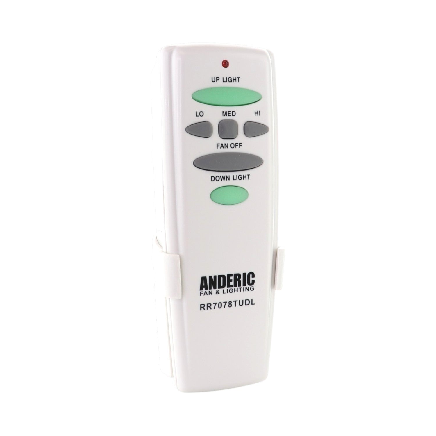 Anderic RR7078TUDL / HD6-UD (UC7078T) Ceiling Fan Remote Control for Hampton Bay | CHQ7078T | Up Light | Down Light