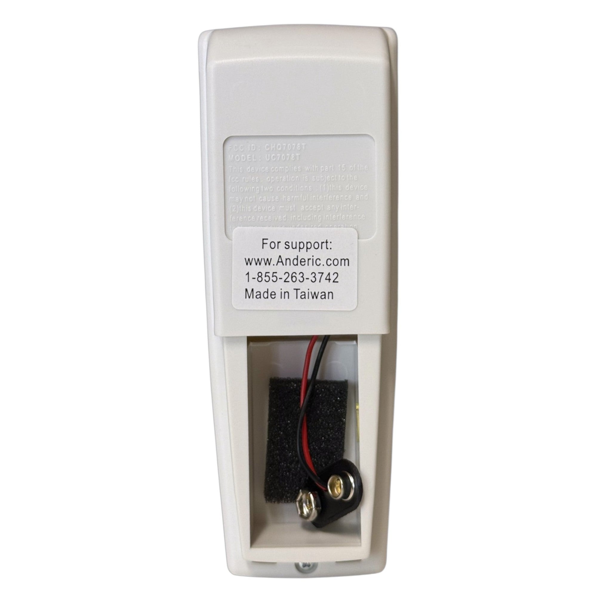 Anderic RR7079T FAN-HD (UC7078T) Ceiling Fan Remote Control for Hampton Bay [RR7079T]