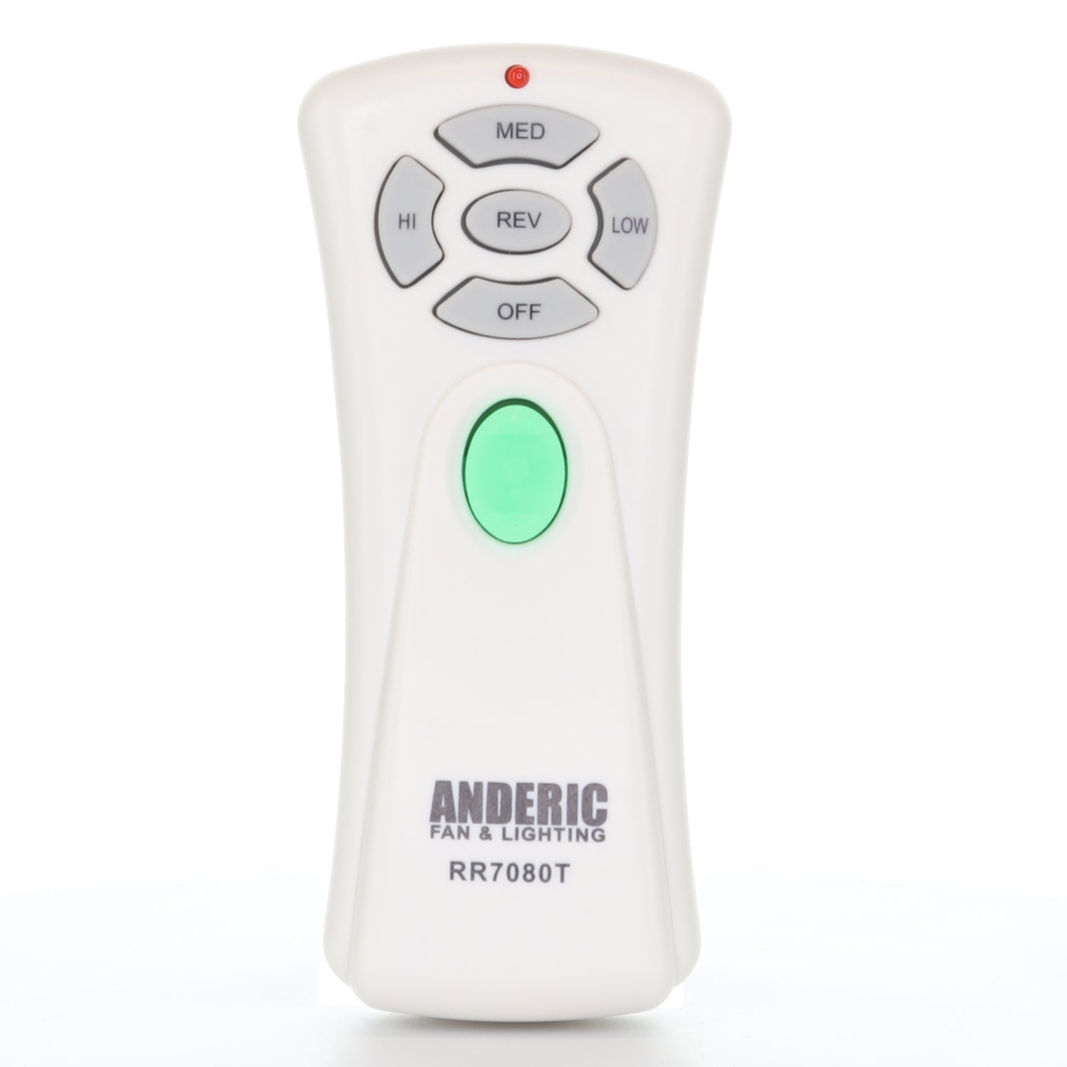 Anderic RR7080T Replacement Ceiling Fan Remote Control for Hampton Bay CHQ7080T, UC7080T with Up, Down, and Reverse Keys