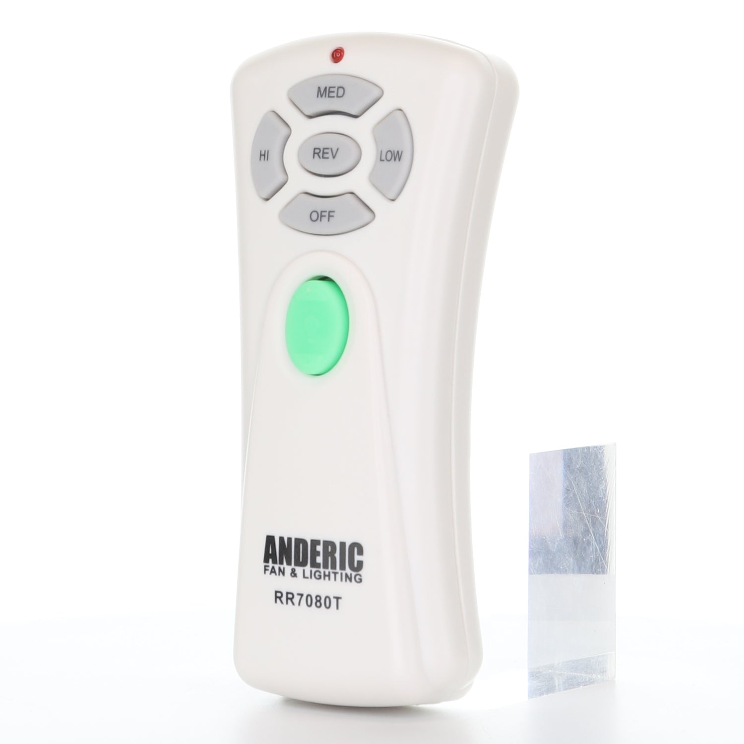 Anderic RR7080T Replacement Ceiling Fan Remote Control for Hampton Bay CHQ7080T, UC7080T with Up, Down, and Reverse Keys