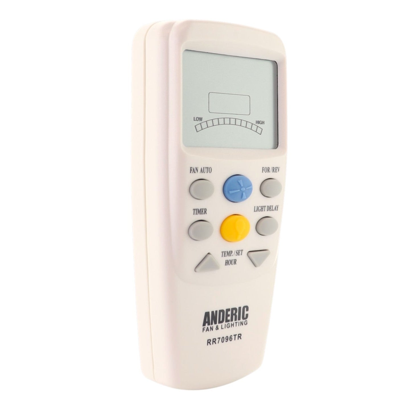 Anderic RR7096TR Thermostatic Ceiling Fan Remote Control with Reverse Key | CHQ7096T, CHQ8BT7096T