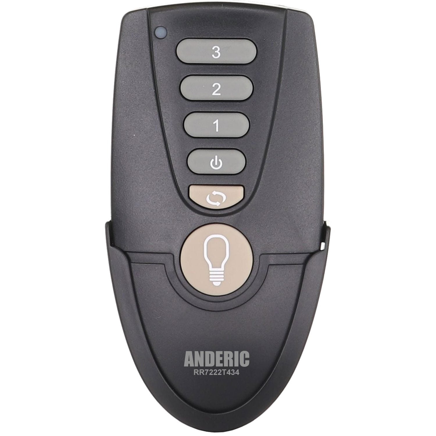 Anderic RR7222T434 Replacement Ceiling Fan Remote Control for Home Decorators Collection and Others CHQ7222T434