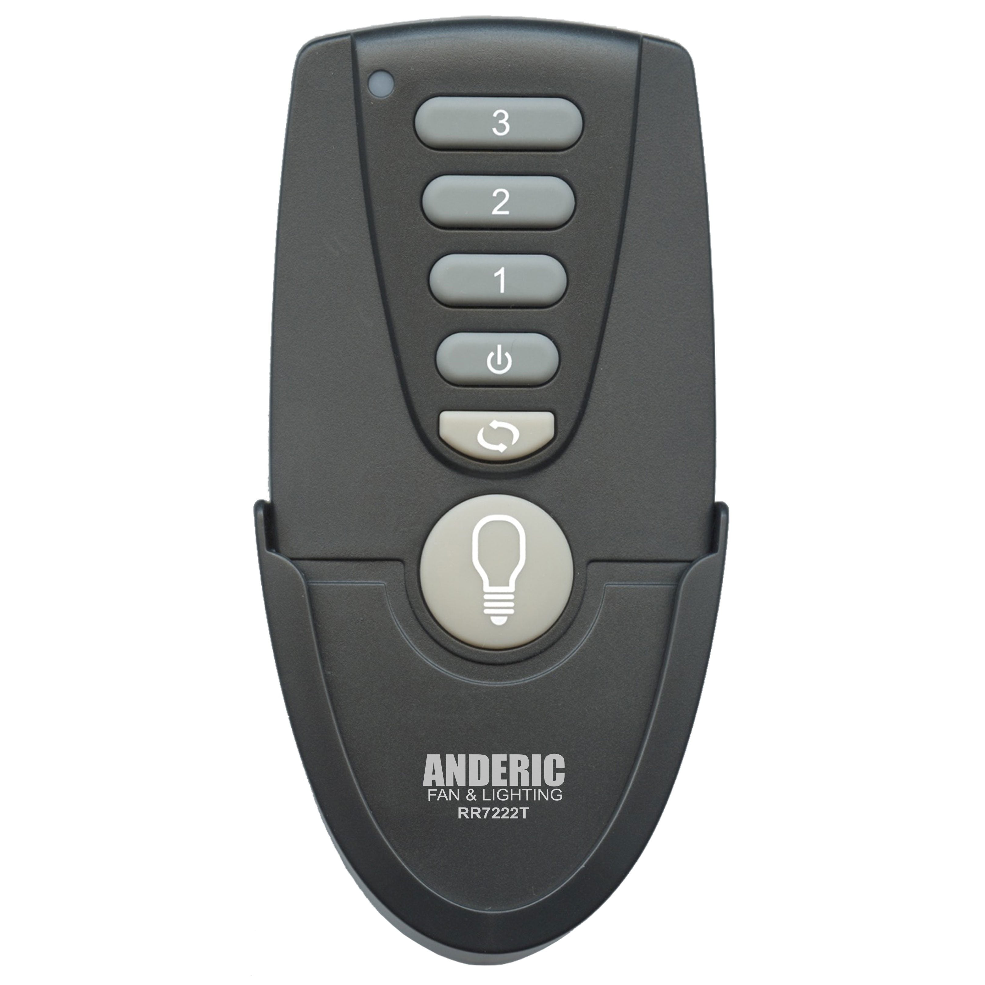 Anderic RR7222T434 Ceiling Fan Remote Control for Home Decorators Collection & Hampton Bay | Altura 68 In | UC7222T | CHQ7222T | Reverse | 434 MHz |