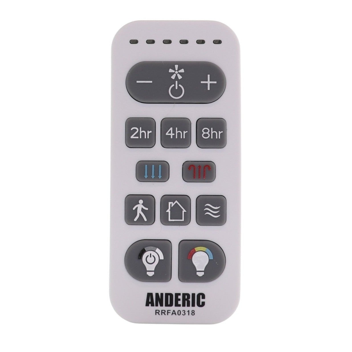 Anderic RRFA0318 Ceiling Fan Remote Control for Harbor Breeze FA0198 | Arbormere 60-in  | Queensdale 60-in | Outermark 60-in - A25-FA0198A