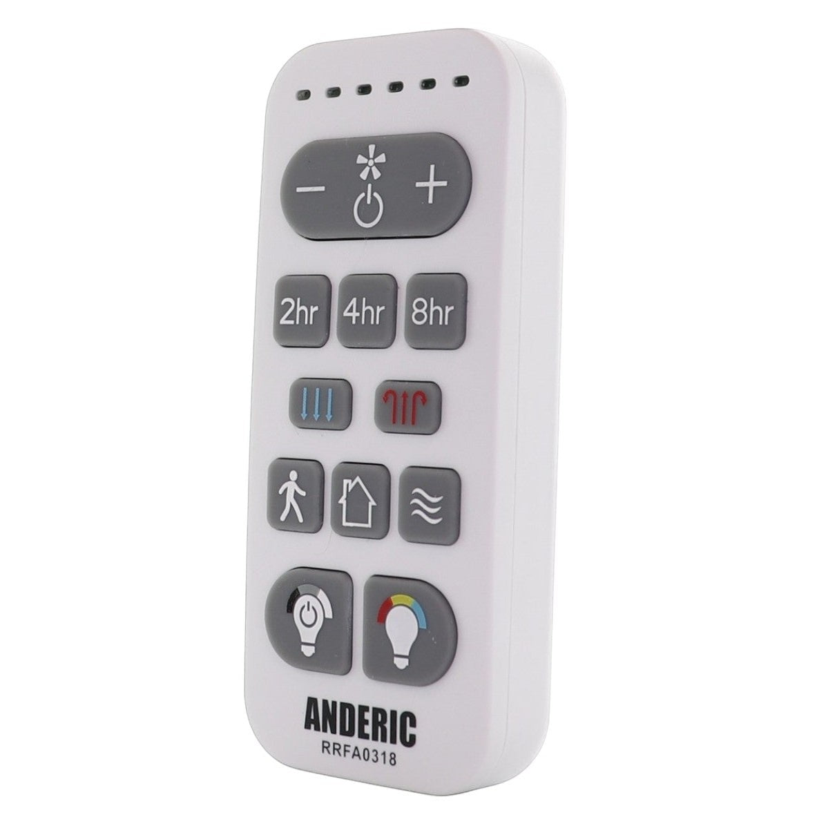 Anderic RRFA0318 Ceiling Fan Remote Control for Harbor Breeze FA0198 | Arbormere 60-in  | Queensdale 60-in | Outermark 60-in - A25-FA0198A