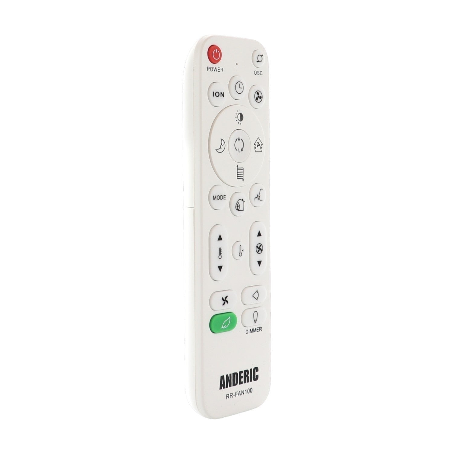Anderic Substitute for Lasko 2033667B Upright Fan Remote Control [RRFAN100A]