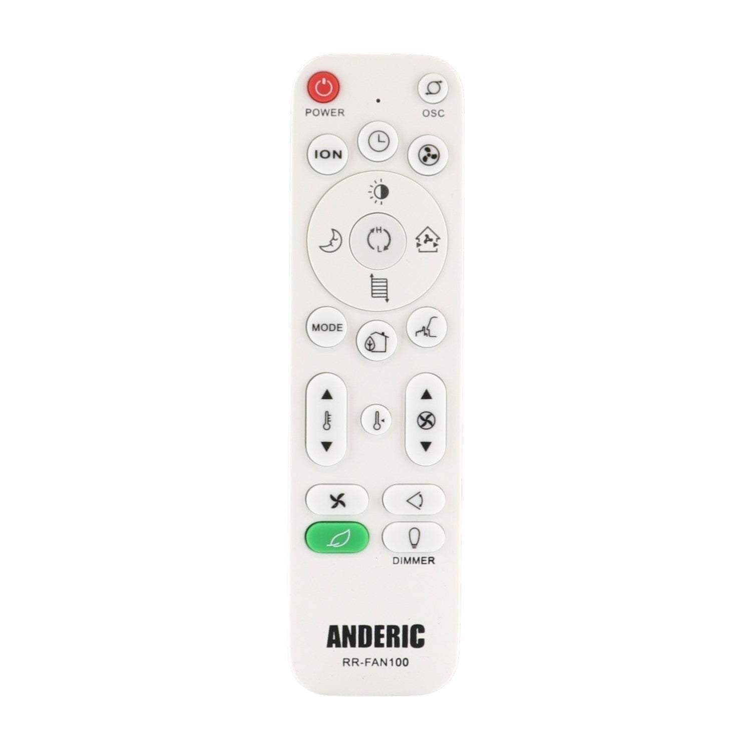 Anderic Substitute for Lasko 2033667 Upright Fan Remote Control [RRFAN100A]