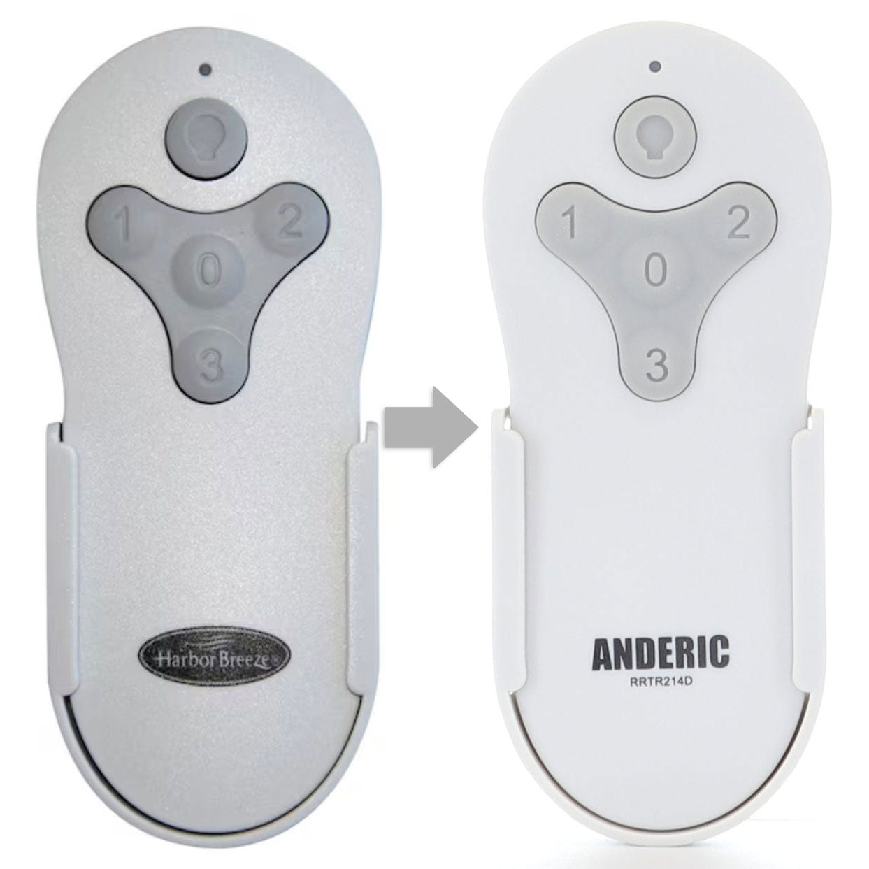 Harbor Breeze KUJCE10311 for Beach Creek Ceiling Fan Remote Control
