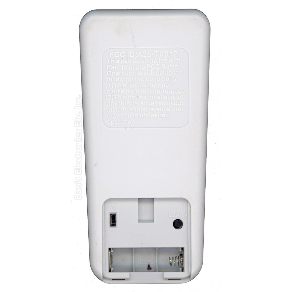 Anderic Substitute for Harbor Breeze A25-TX025 Ceiling Fan Remote Control [RRTX012]
