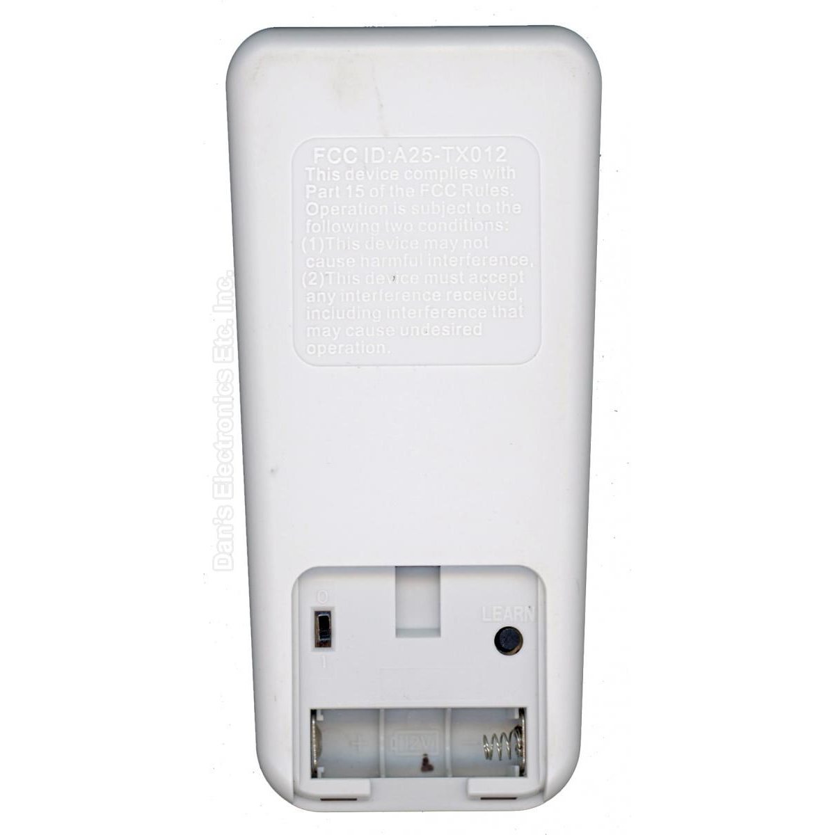 Anderic RRTX012 Ceiling Fan Remote Control for Harbor Breeze A25-TX012, A25-TX025