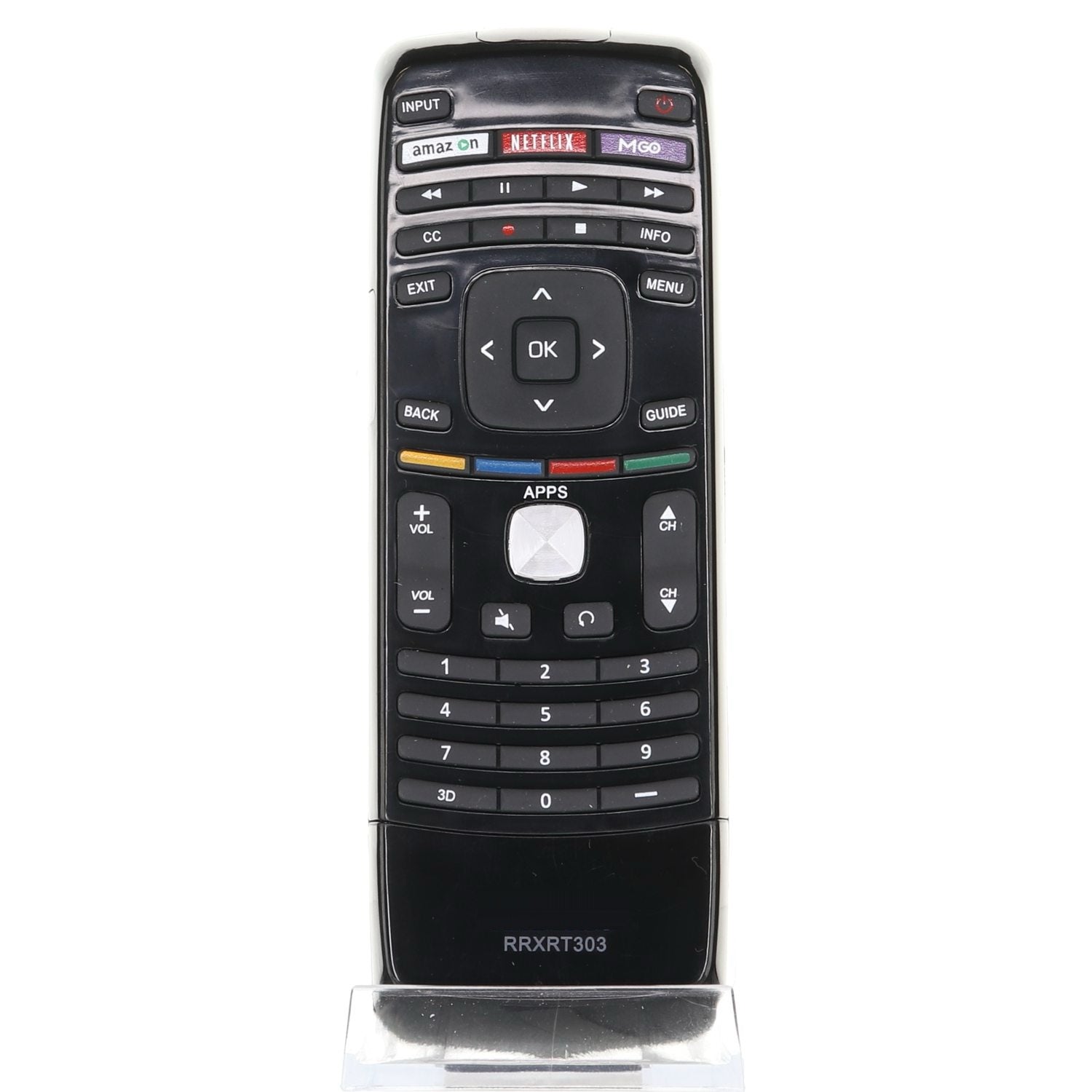 Vizio XRT122 Smart TV Remote Control | Amazon | Netflix | IHeart Radio - 98003061083