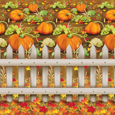 Beistle 90023 Pumpkin Patch Backdrop Pack Of 6