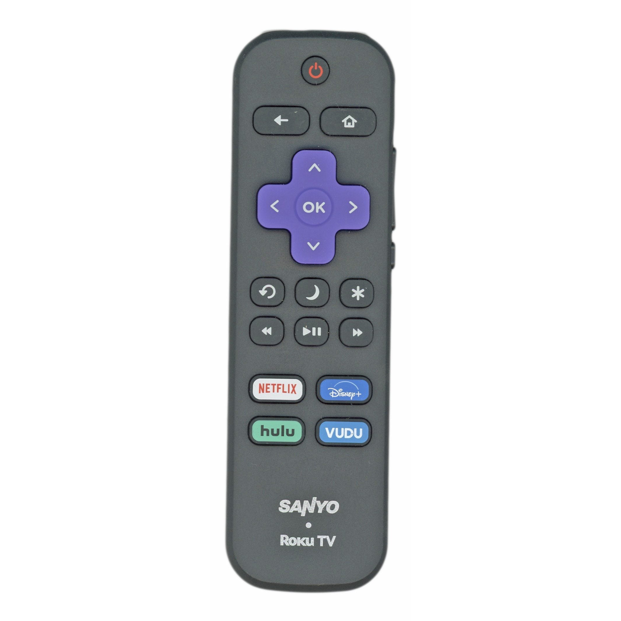 Sanyo RC-ALIR ROKU TV Remote Control | Netflix | Disney + | Hulu | VUDU - 3226000857