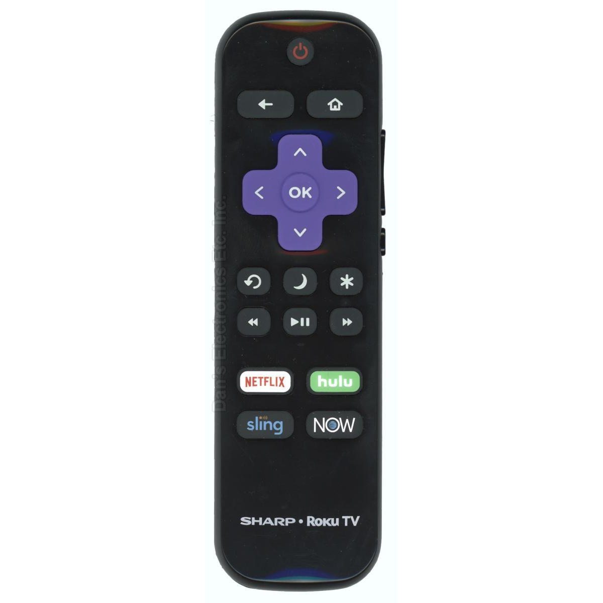 Hisense HU-RCRMX-18 Roku TV Remote Control | IR | Netflix | blim | Spotify | Google Play - HURCRMX18