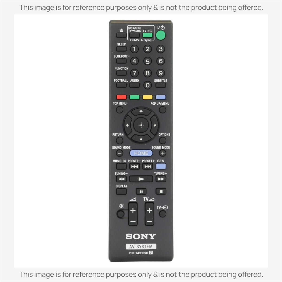 Anderic Substitute for Sony RM-ADP090 Blu-ray Disc DVD Home Theatre System Remote Control 1-491-940-11 [RRB126A]