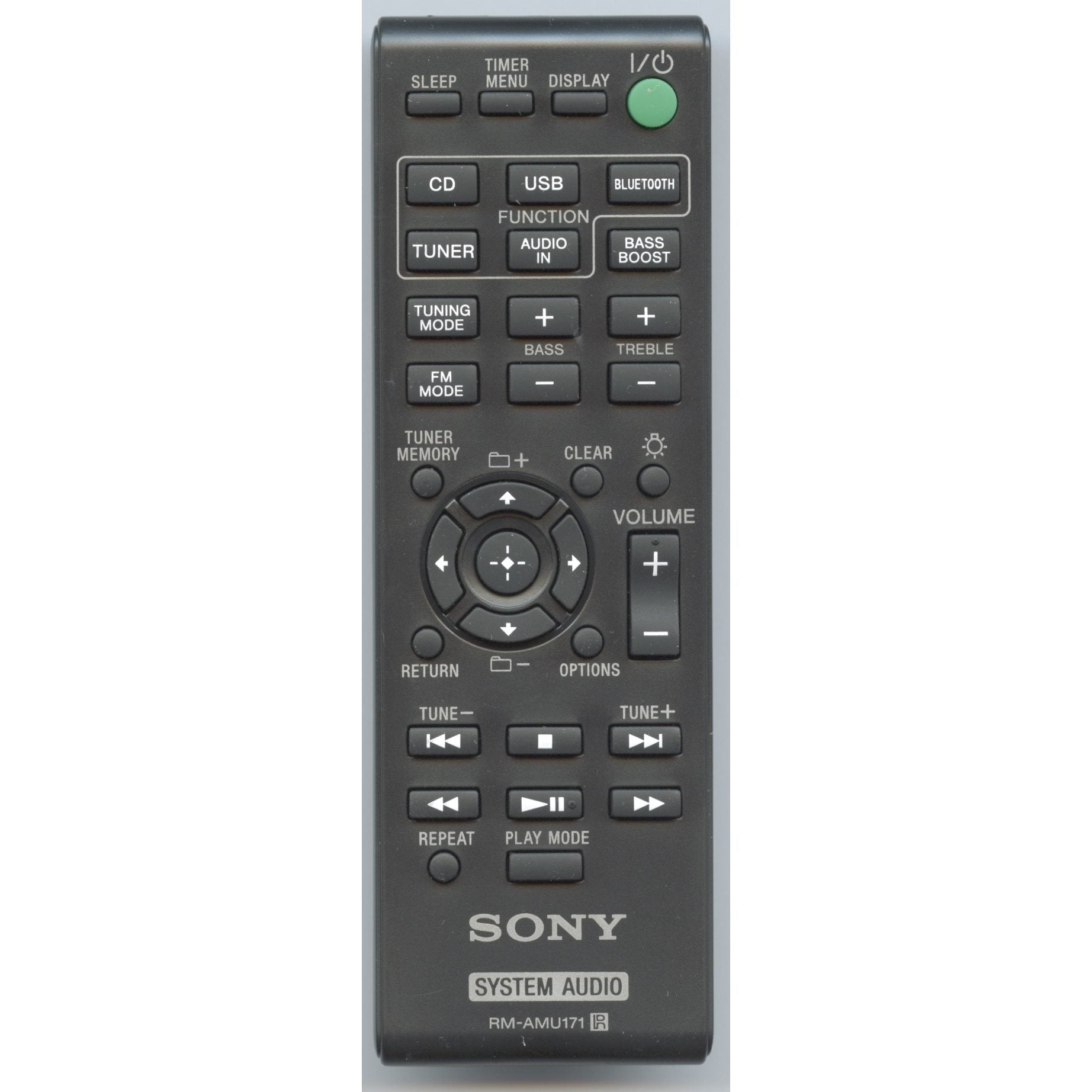 Sony RM-AMU171 Micro Music System Audio Remote Control - 149229711 - RMAMU171