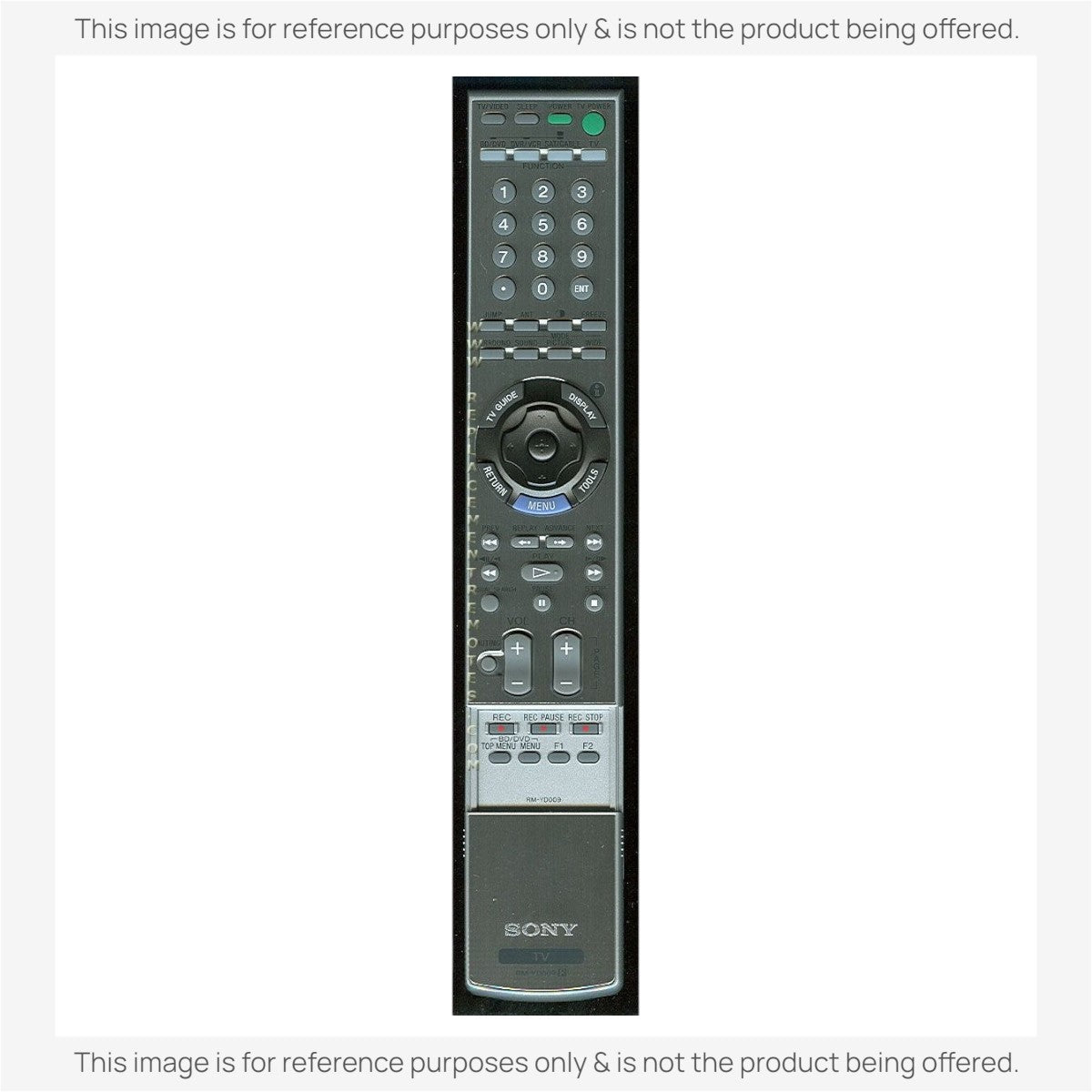 Anderic Substitute For Sony RM-YD009 TV Remote Control - RMYD009 [RRYD023]