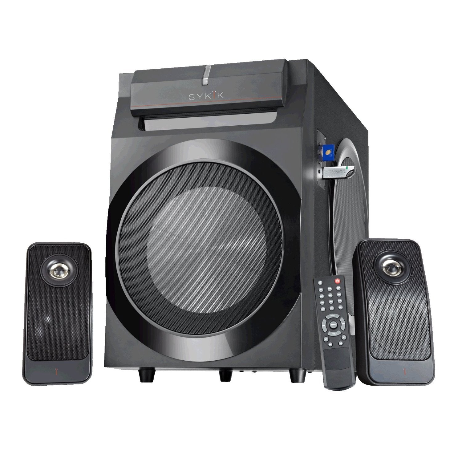 Sykik Power SPP0298BT, Bluetooth Powerful 210W RMS, with 8 Acti