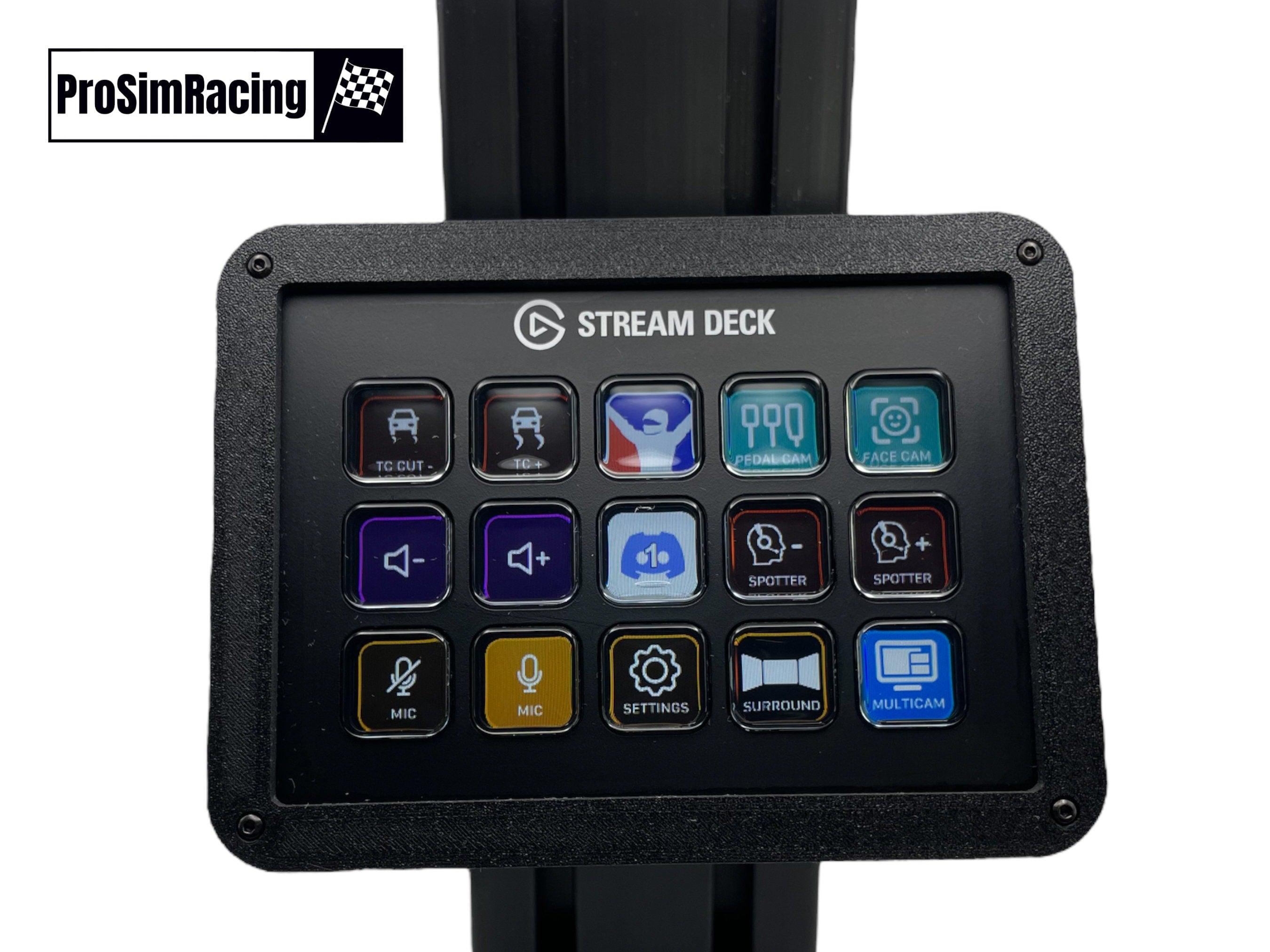 Stream Deck Mount for Sim Rig