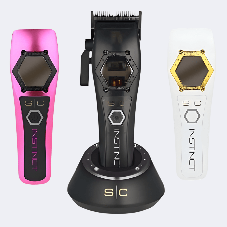 StyleCraft Metal Instinct Collection – Clipper, Trimmer with FREE Metal Shaver PINK