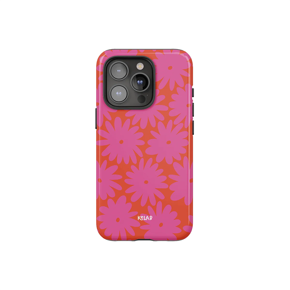 Sunflare Daisy | Retro Pink Floral Phone Case