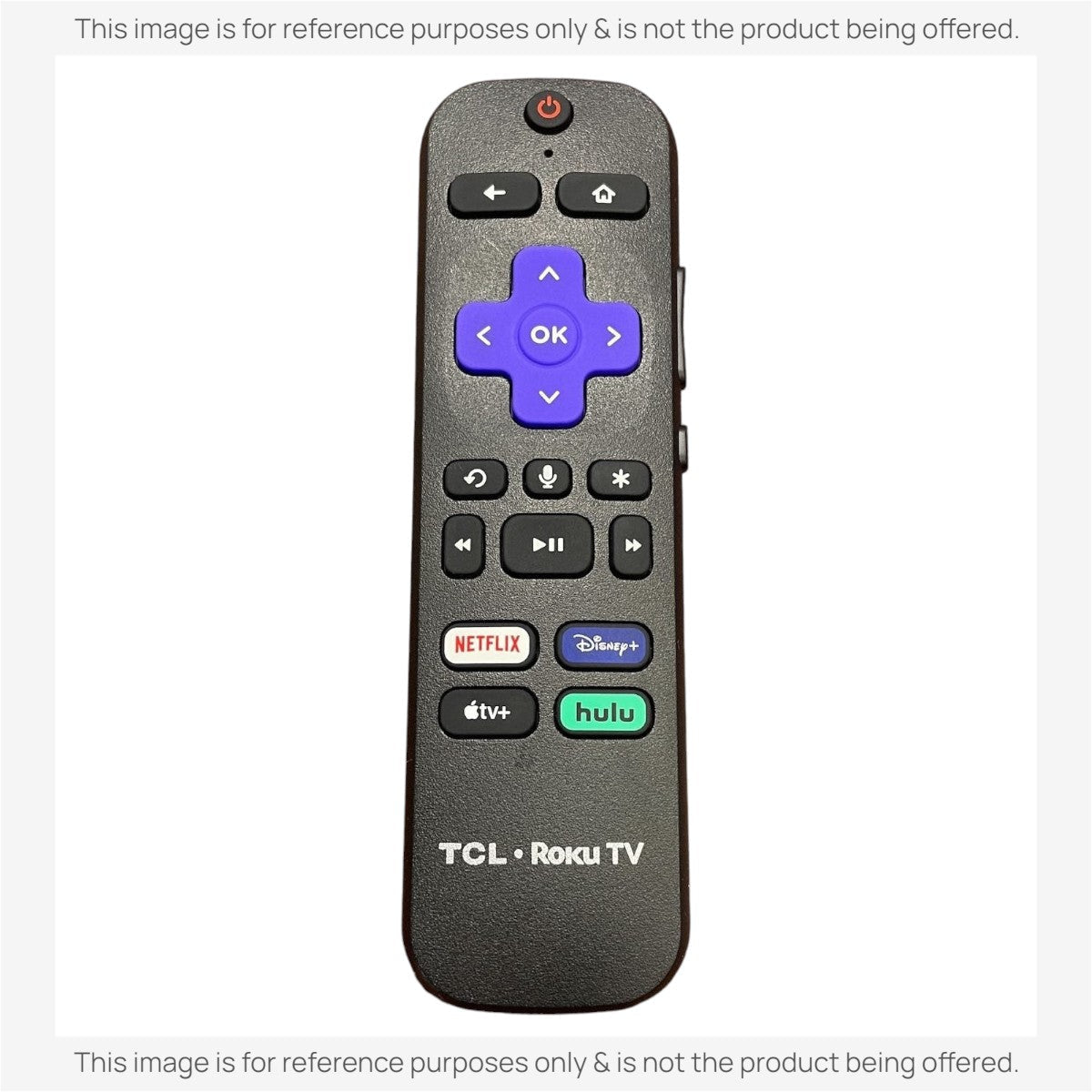 Anderic Substitute For TCL RCEL5 FOR ROKU with Voice TV Remote Control - RC-EL5, 21001-000011 [RCGZ1]