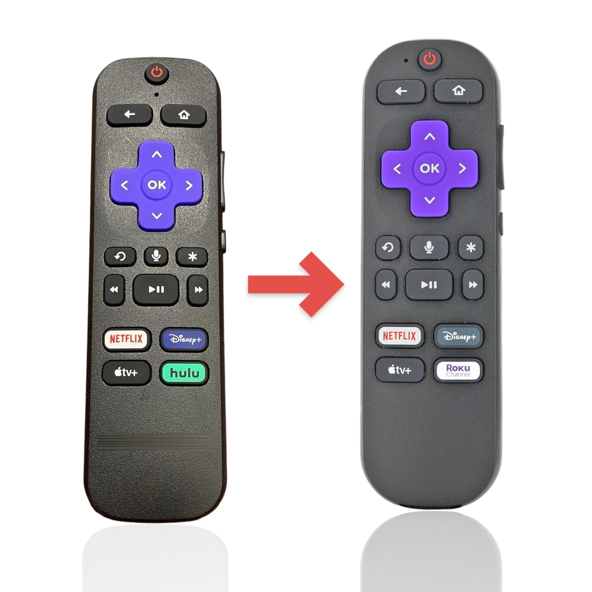 Anderic Substitute For TCL RCEL5 FOR ROKU with Voice TV Remote Control - RC-EL5, 21001-000011 [RCGZ1]