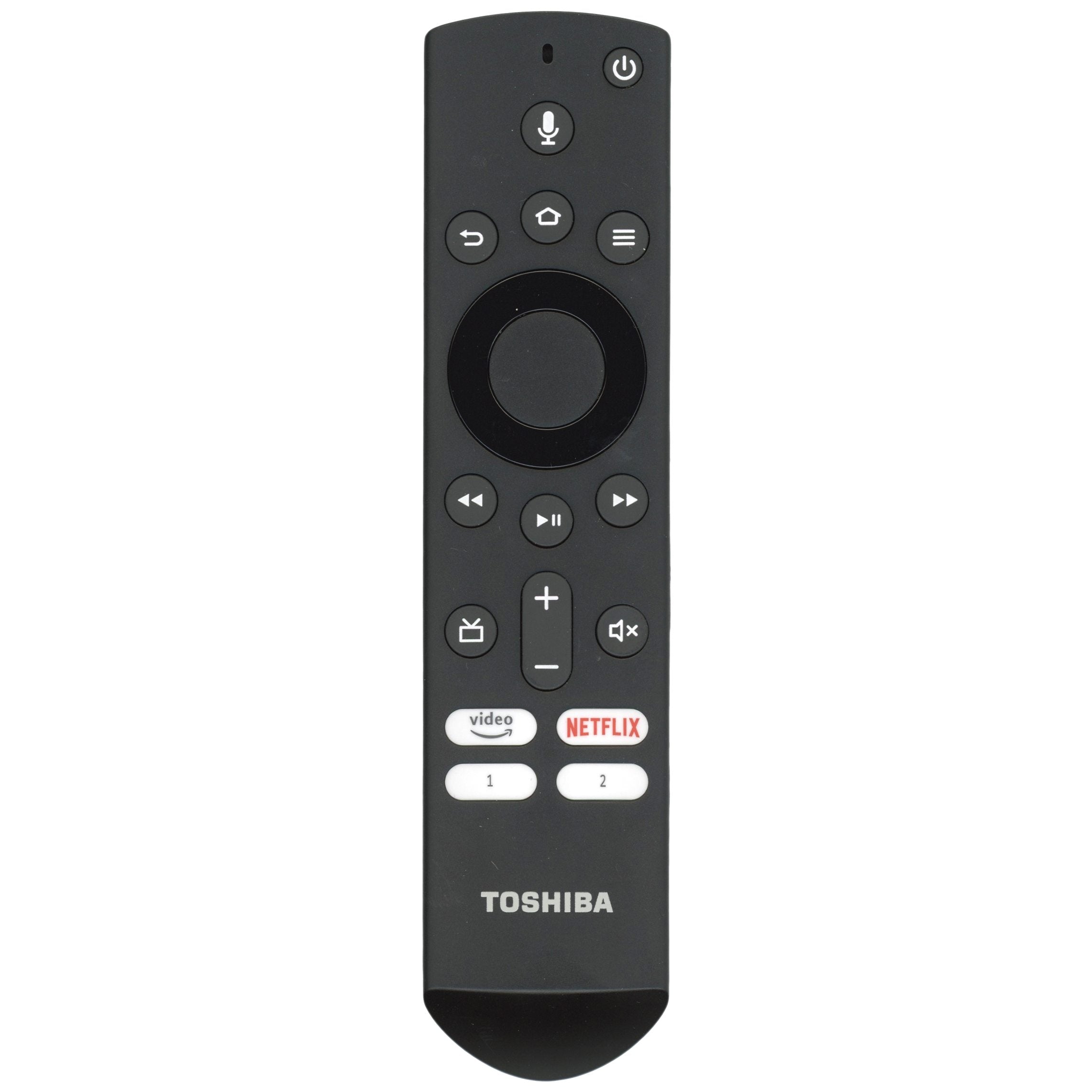 Toshiba / Insignia CT-RC1US-19 V1 FIRE 2017 TV Remote Control | Voice | Prime Video | Netflix | Fav 1 | Fav 2 - CTRC1US19V1