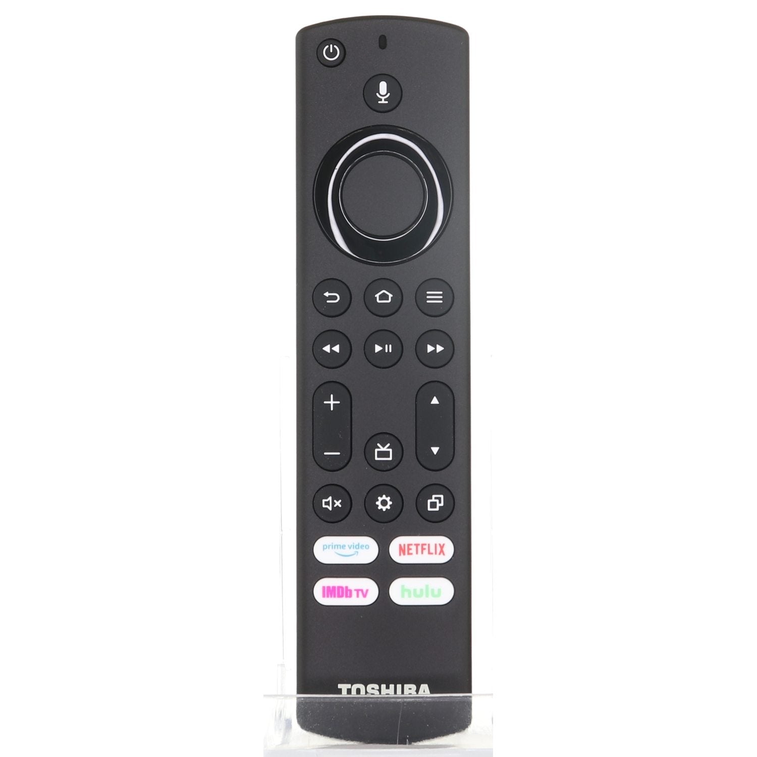 Toshiba CTRC1US21-RevB 2021 Voice Fire TV Remote Control | Voice | Prime Video | Netflix | IMDB tv | Hulu - CTRC1US21-RevB