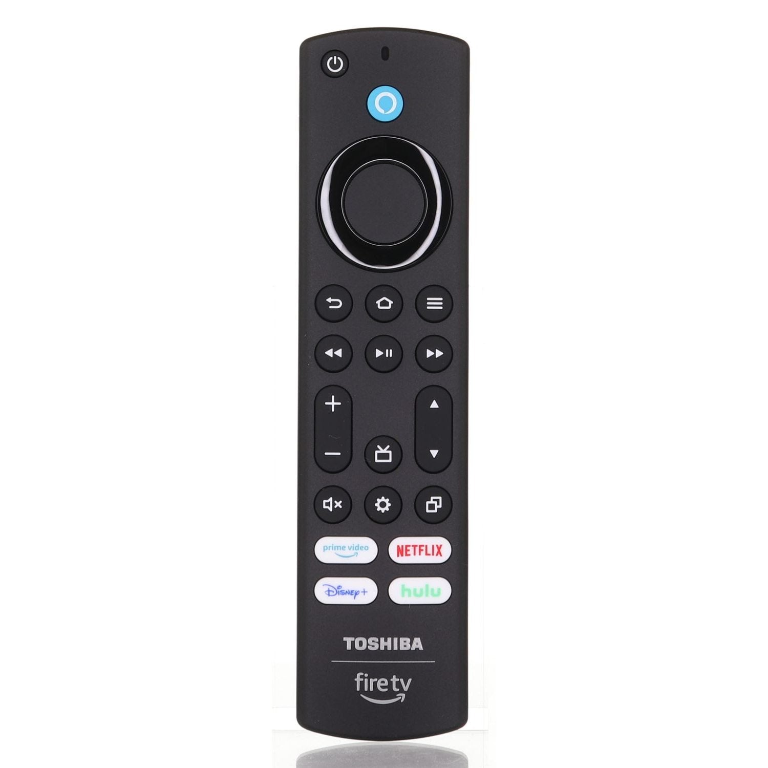 Toshiba PUW-2K19-YKF478 Fire TV Remote Control | 2023 | Voice | Prime Video | Netflix | Disney+ | Hulu - PUW2K19YKF478