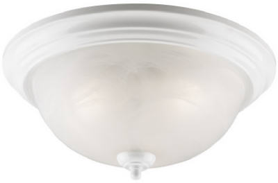 Westinghouse 64358 3 Light Ceil Fixture  White