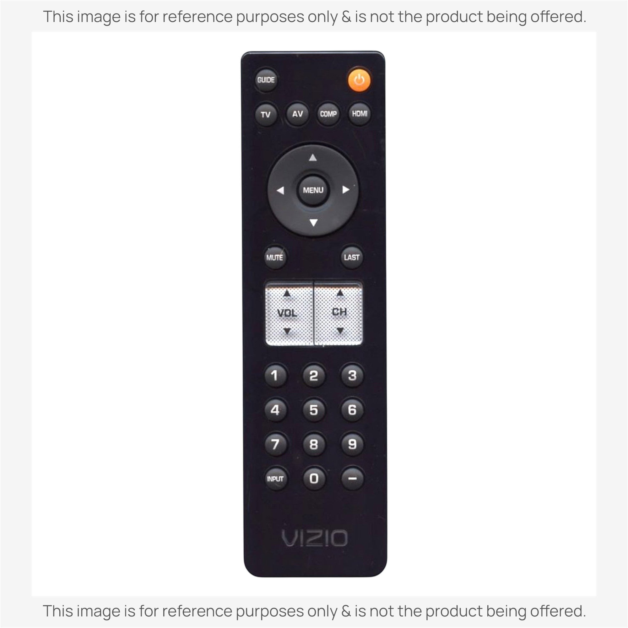 Anderic Substitute for Vizio VR2 TV Remote Control [RR1DTV]