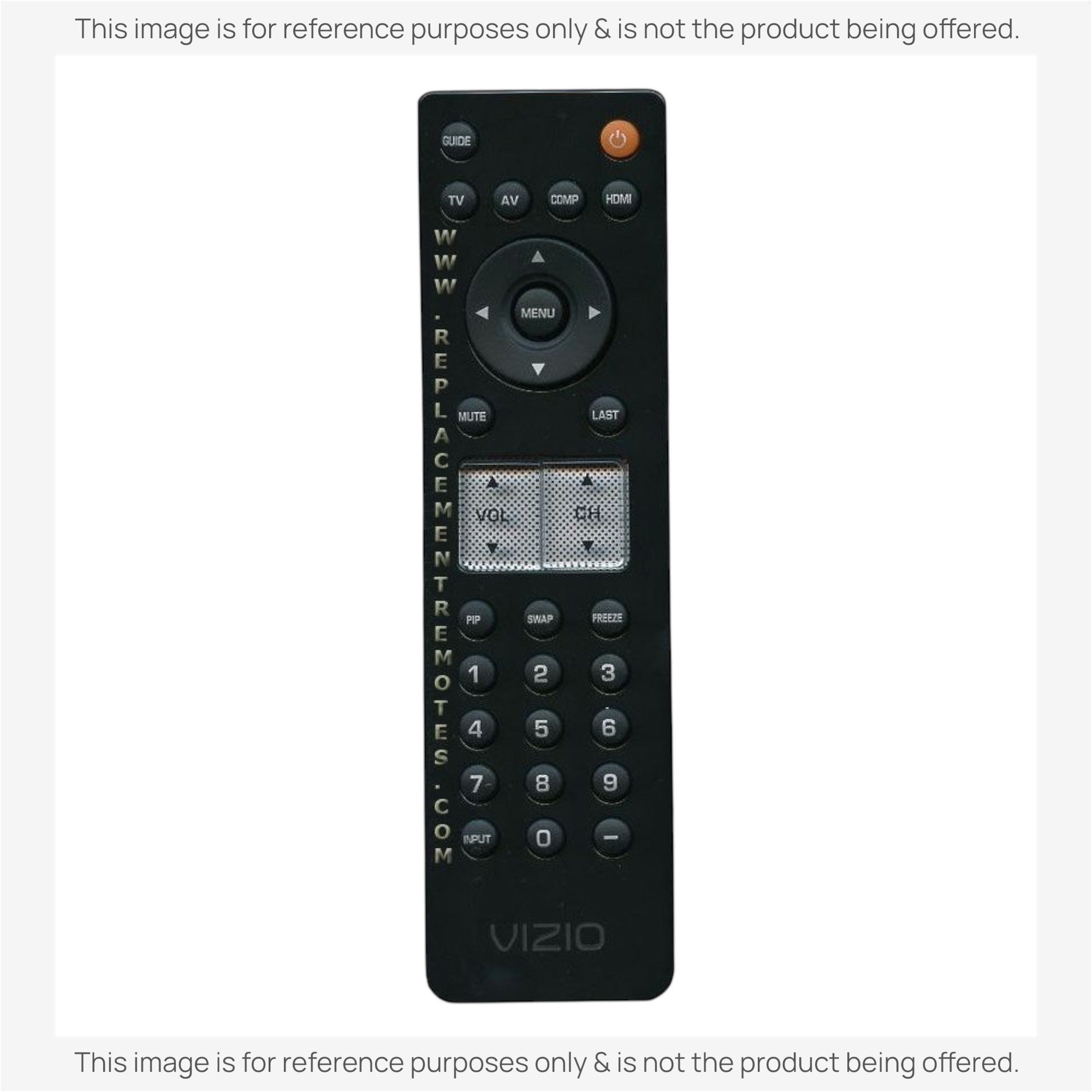 Anderic Substitute for Vizio VR2P Standard TV Remote Control 098003053030 [RR1DTV]