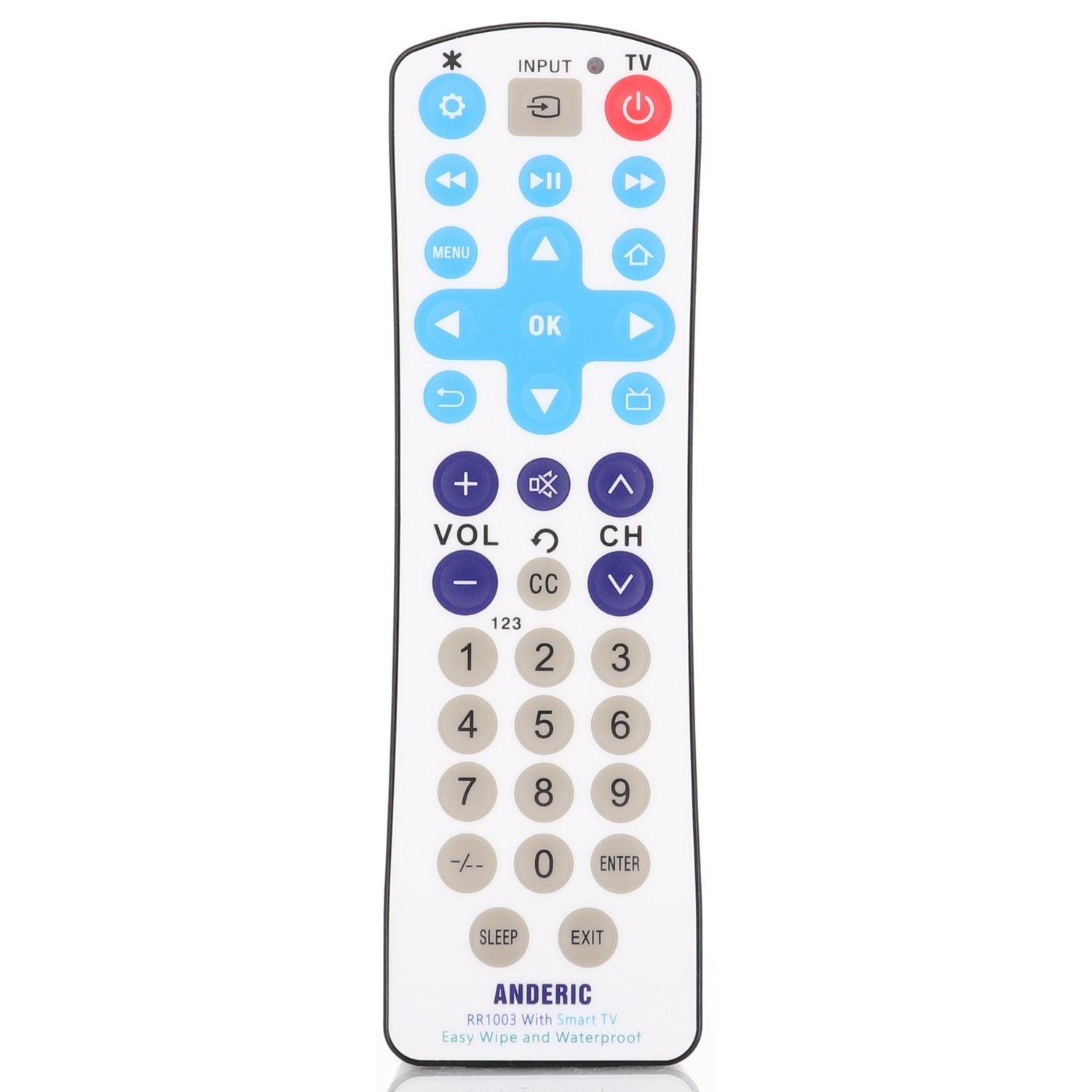 Substitute for RCA RCRHM02BR Membrane 1-Device Universal Remote Control [RR1003]