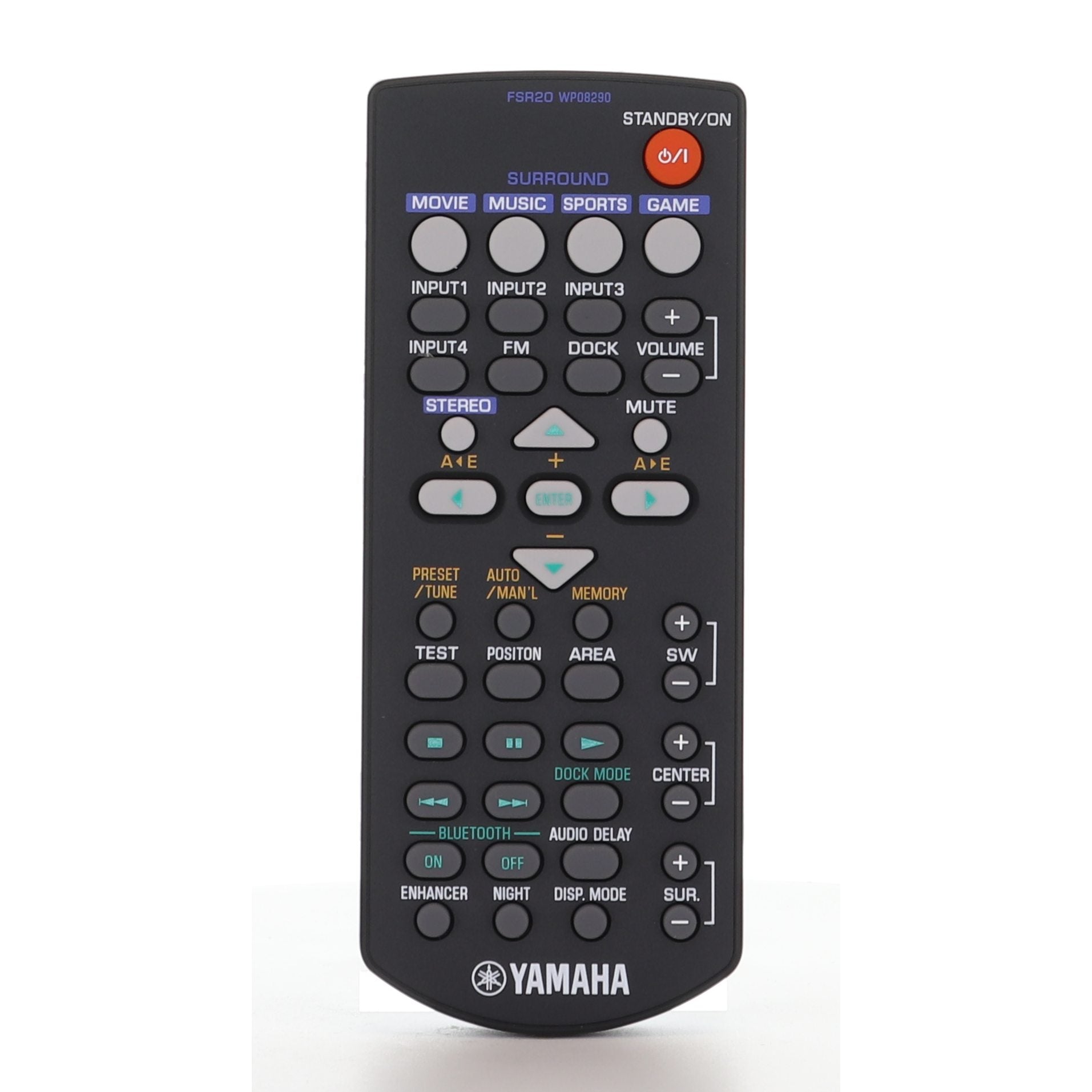 Yamaha FSR20 Sound Bar Remote Control - WP082900