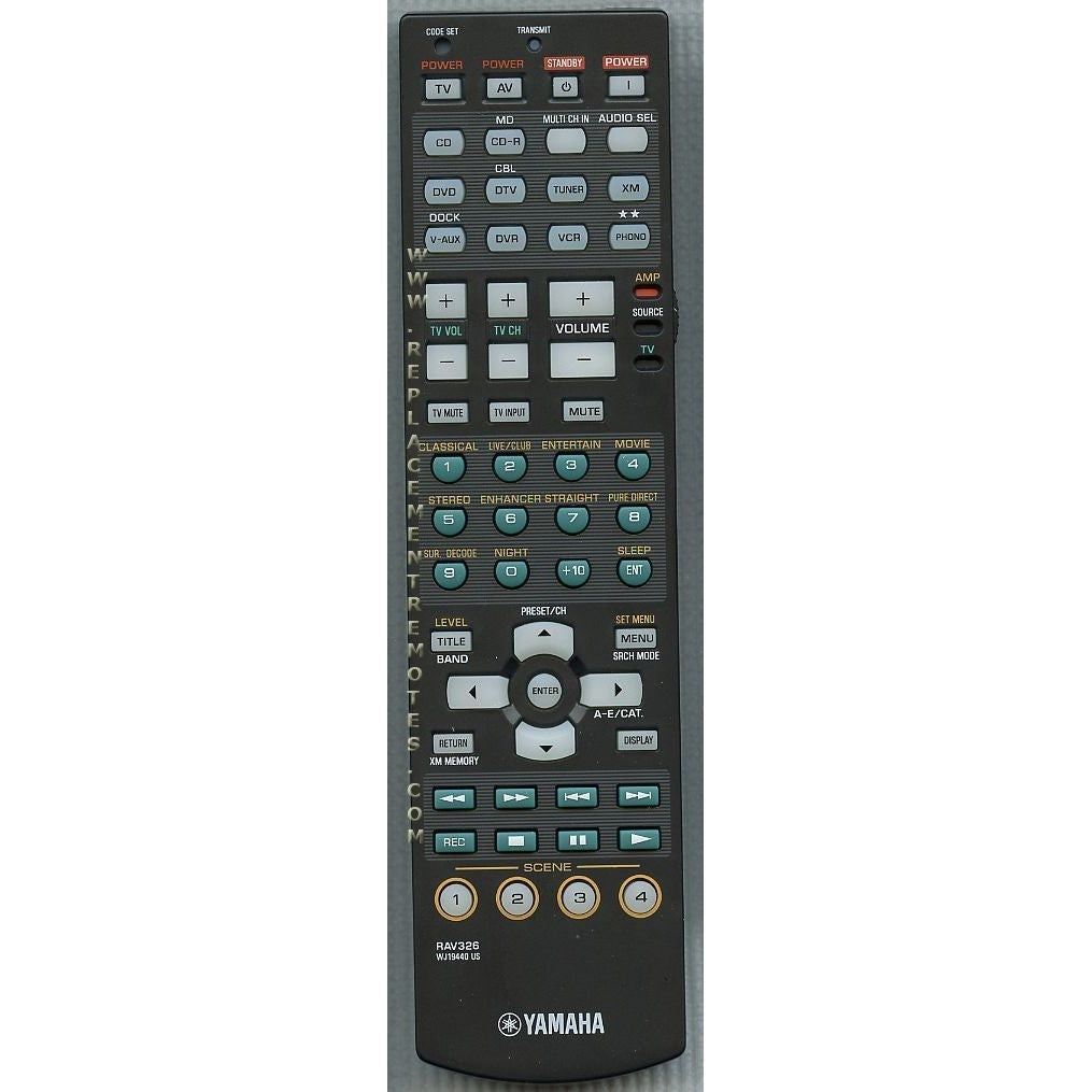 Anderic Substitute For Yamaha RAV326 A/V Receiver Remote Remote Control [RRAV311]