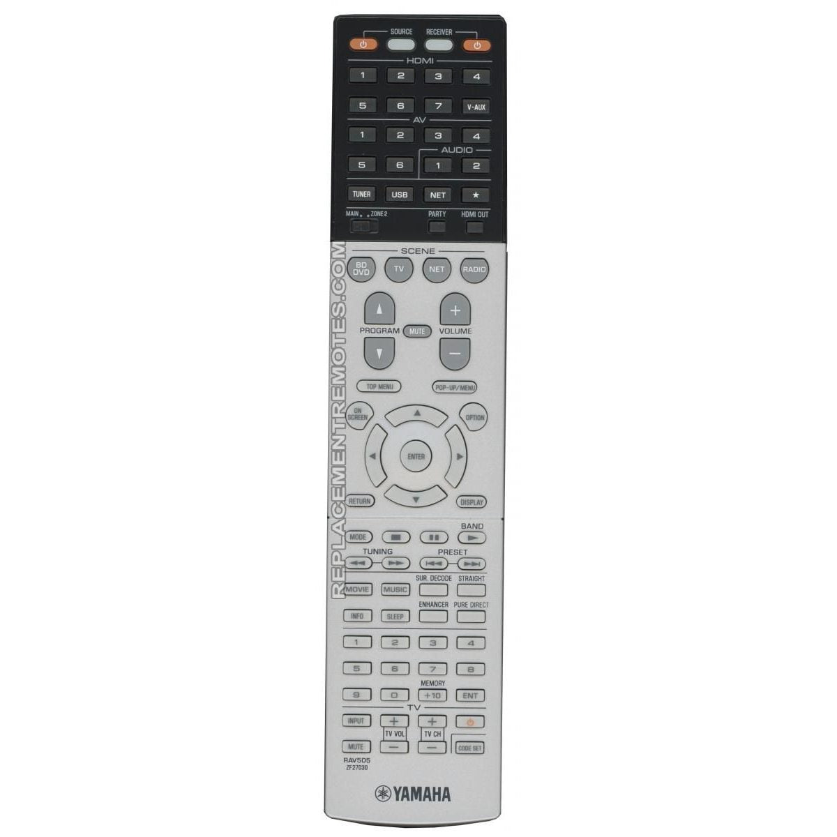 Yamaha RAV505 Receiver Remote Control