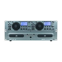 Gemini Sound CDX-2250i Dual Rack Mountable Professional Audio Pitch Control DJ Equipment Multimedia CD Media Player with Audio CD, CD-R, and MP3 Compatible with USB Input