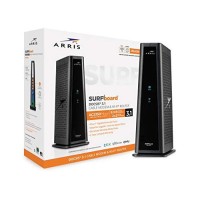 ARRIS SURFboard SBg8300 DOcSIS 31 gigabit cable Modem & Ac2350 Wi-Fi Router comcast Xfinity, cox, Spectrum & more Four 1 gbps Ports 1 gbps Max Internet Speeds 4 OFDM channels 2 Year Warranty