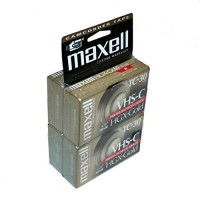 Maxell Tc-30 Vhs-C Videocassettes (4-Pack)